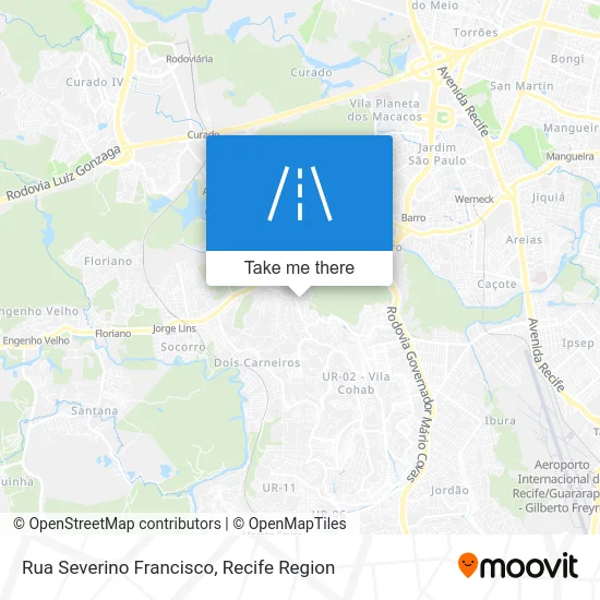 Rua Severino Francisco map