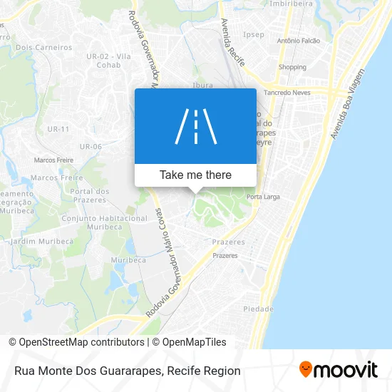Rua Monte Dos Guararapes map