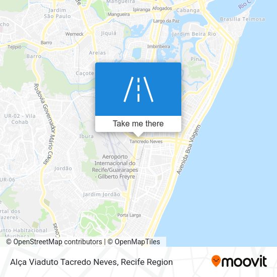Alça Viaduto Tacredo Neves map