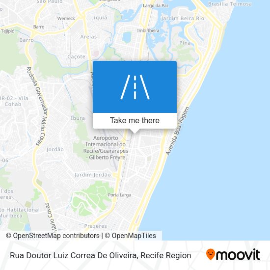 Rua Doutor Luiz Correa De Oliveira map