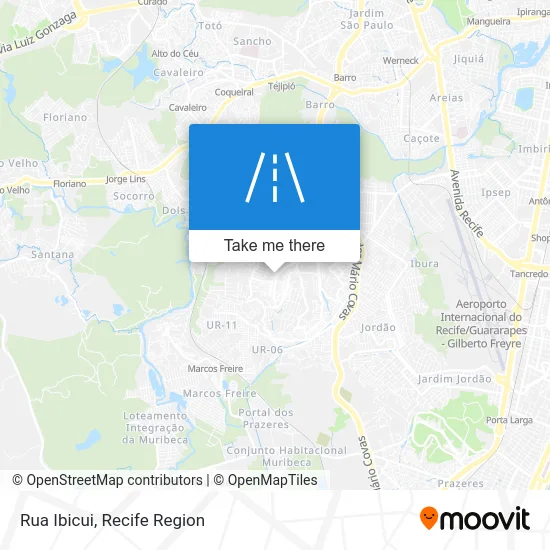 Rua Ibicui map
