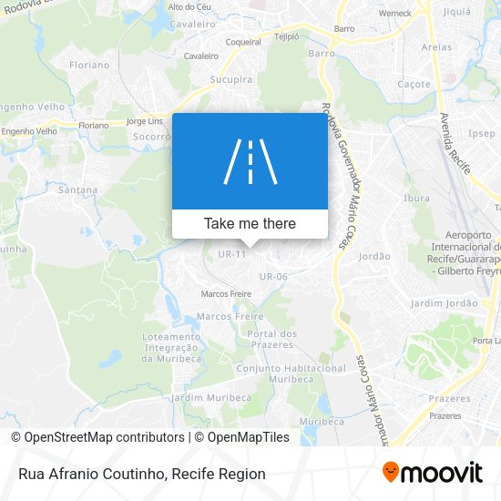 Rua Afranio Coutinho map