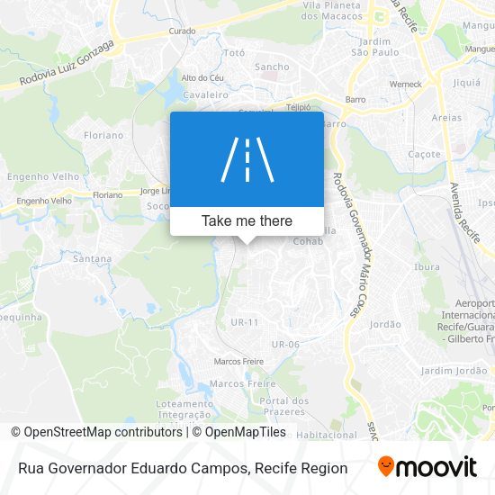 Rua Governador Eduardo Campos map