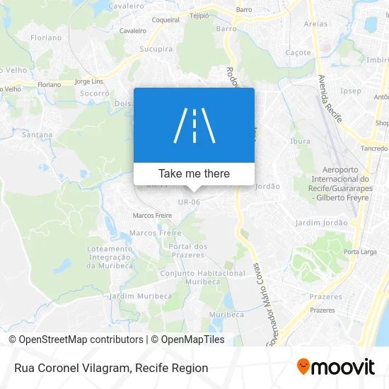 Rua Coronel Vilagram map