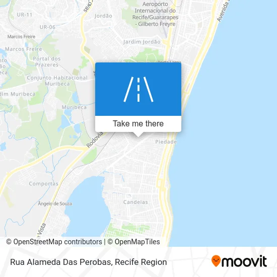 Rua Alameda Das Perobas map