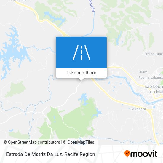 Estrada De Matriz Da Luz map
