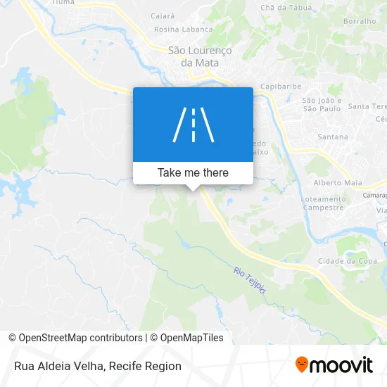 Rua Aldeia Velha map