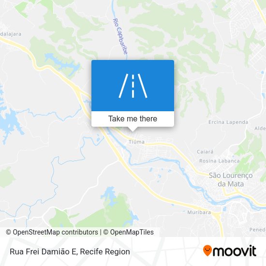 Rua Frei Damião E map