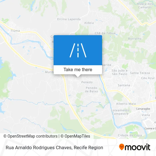 Rua Arnaldo Rodrigues Chaves map