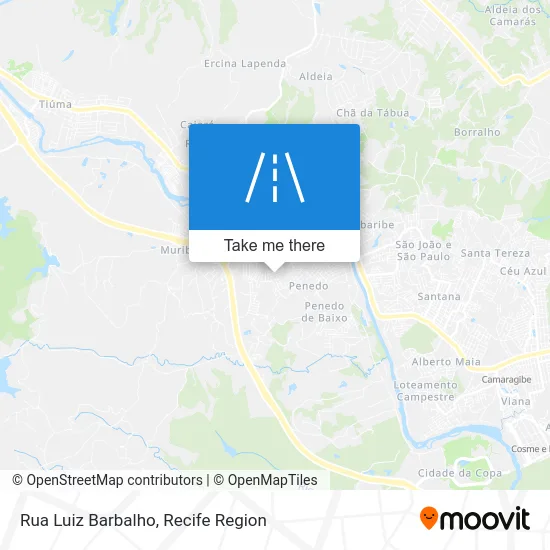 Rua Luiz Barbalho map