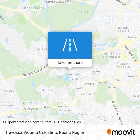 Travessa Vicente Celestino map
