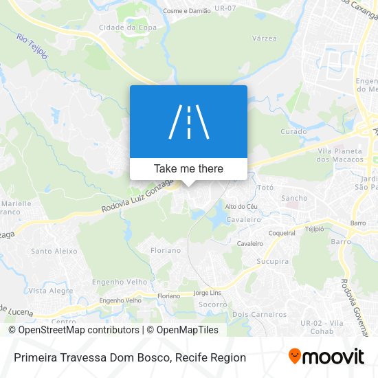 Primeira Travessa Dom Bosco map