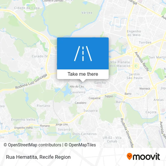 Rua Hematita map