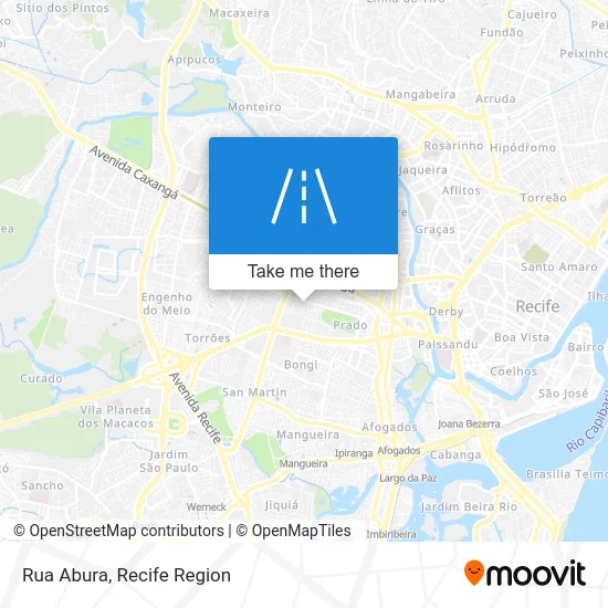 Rua Abura map