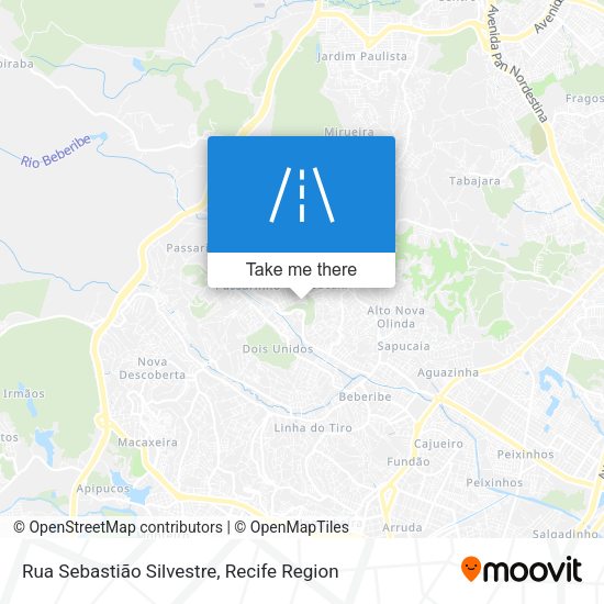 Rua Sebastião Silvestre map