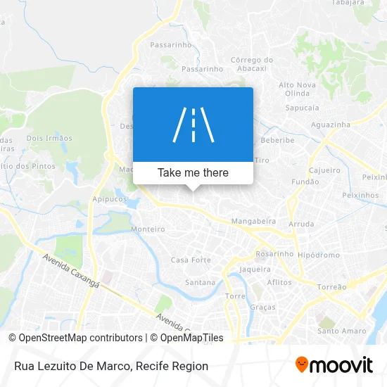Rua Lezuito De Marco map