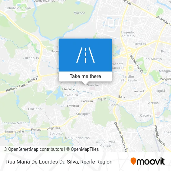 Rua Maria De Lourdes Da Silva map