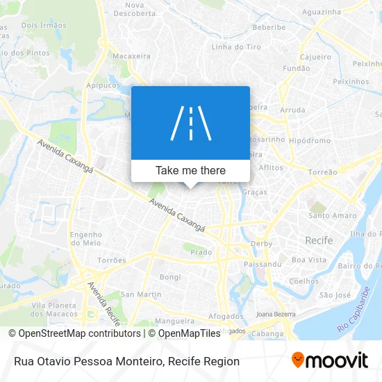 Rua Otavio Pessoa Monteiro map