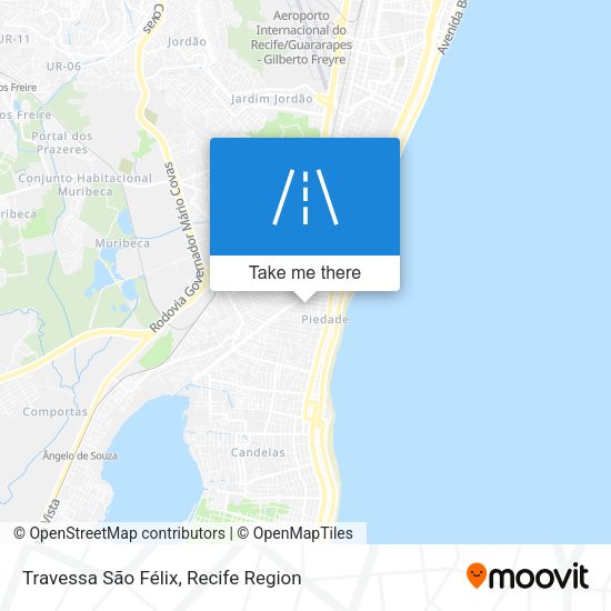 Travessa São Félix map