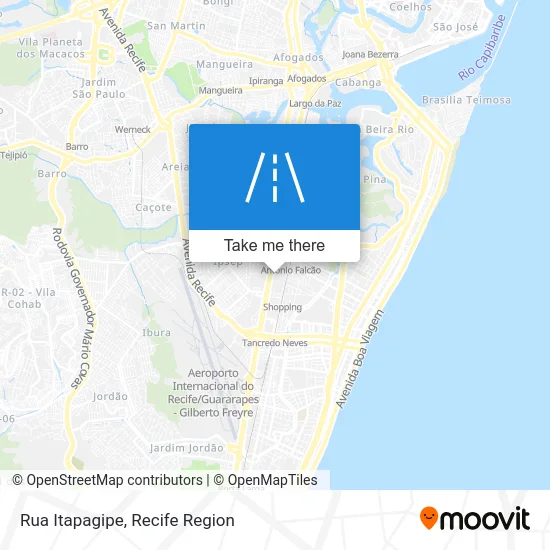 Rua Itapagipe map