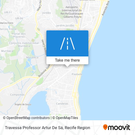 Travessa Professor Artur De Sá map