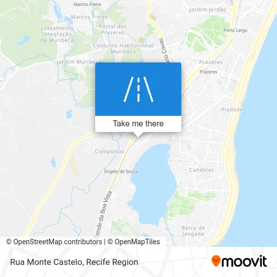 Rua Monte Castelo map
