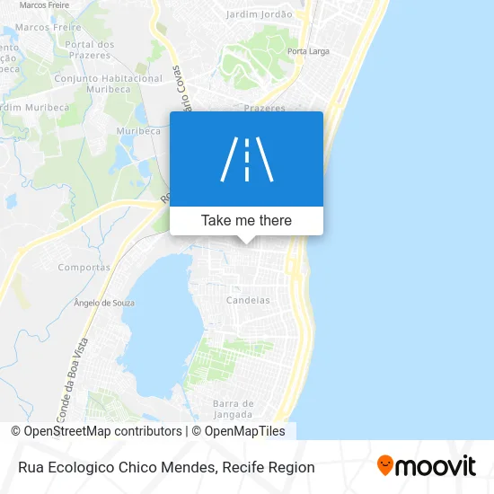 Rua Ecologico Chico Mendes map