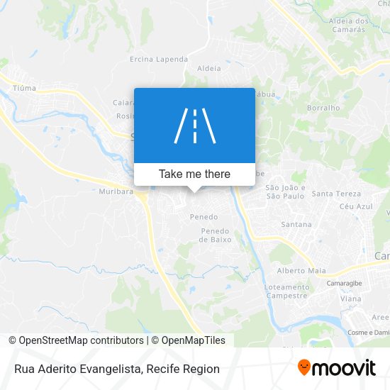 Rua Aderito Evangelista map