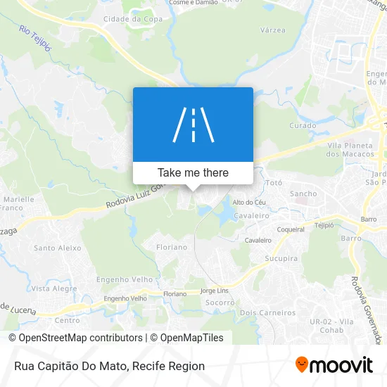 Rua Capitão Do Mato map