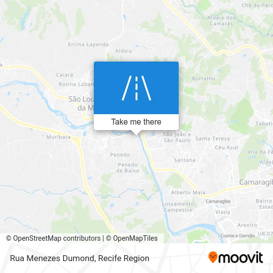 Rua Menezes Dumond map