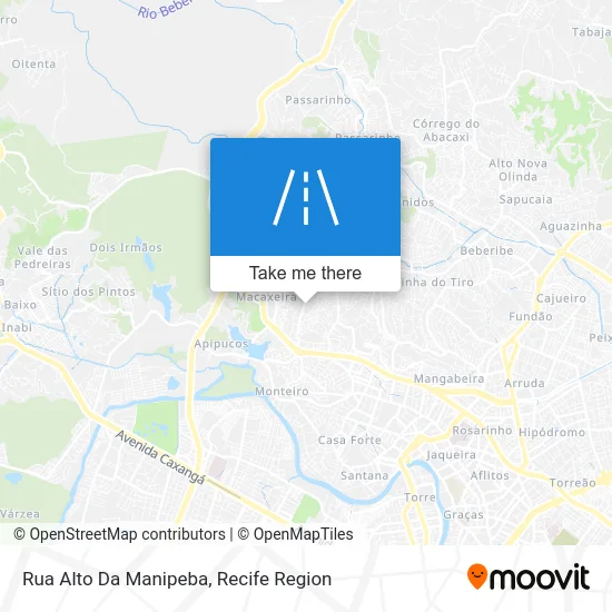 Rua Alto Da Manipeba map