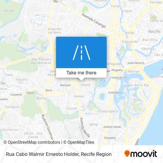 Rua Cabo Walmir Ernesto Holder map