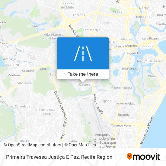 Primeira Travessa Justiça E Paz map