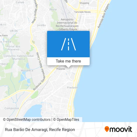 Rua Barão De Amaragi map