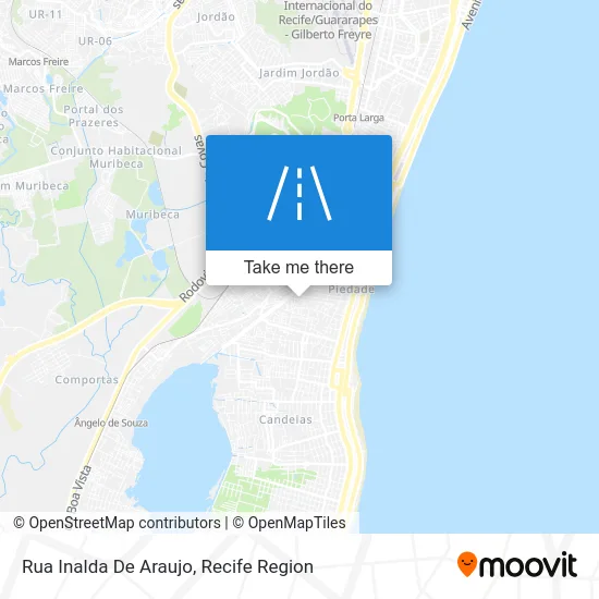 Rua Inalda De Araujo map