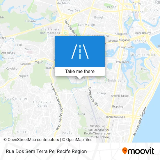 Rua Dos Sem Terra Pe map