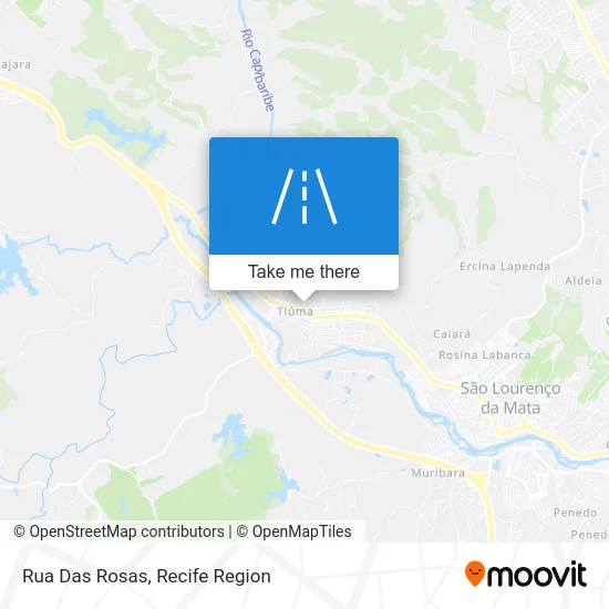 Rua Das Rosas map