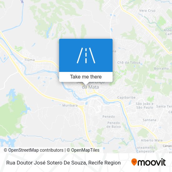 Rua Doutor José Sotero De Souza map