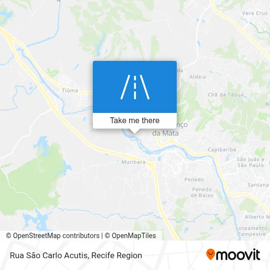 Rua São Carlo Acutis map