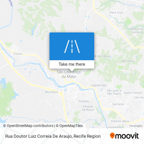 Rua Doutor Luiz Correia De Araujo map