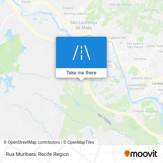 Rua Muribara map