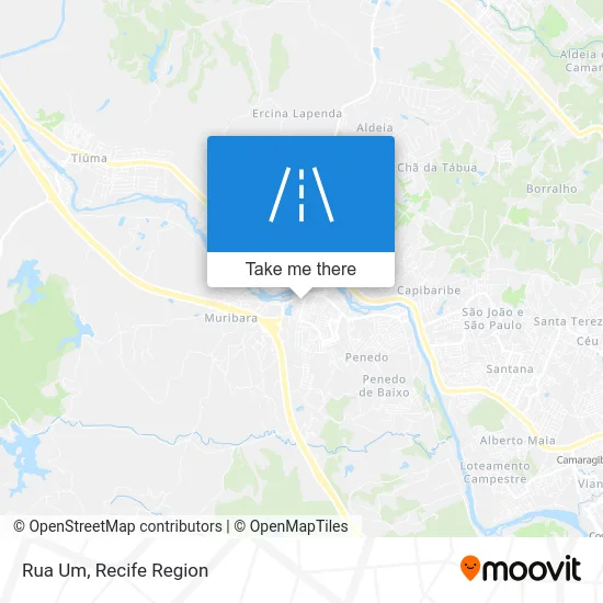 Rua Um map