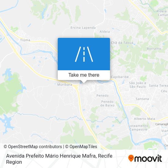 Avenida Prefeito Mário Henrique Mafra map