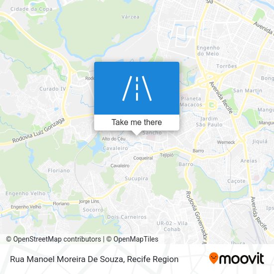 Rua Manoel Moreira De Souza map