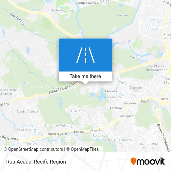 Rua Acauã map