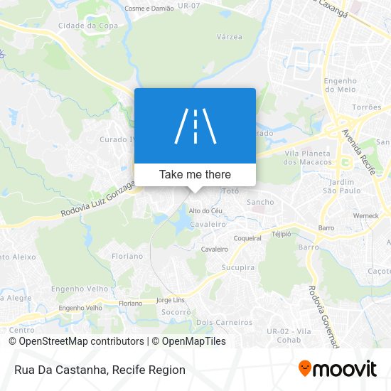 Rua Da Castanha map