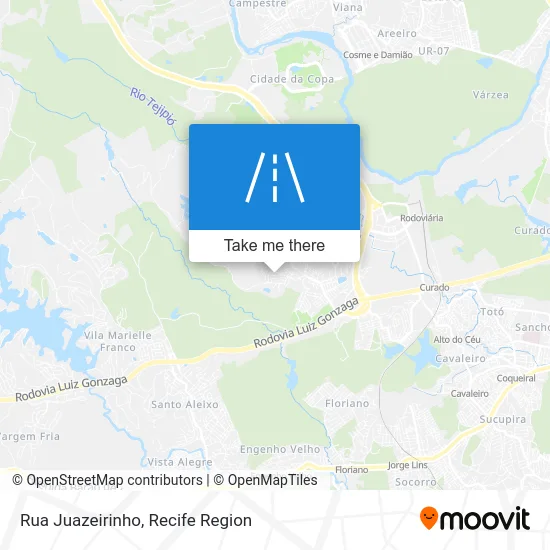 Rua Juazeirinho map