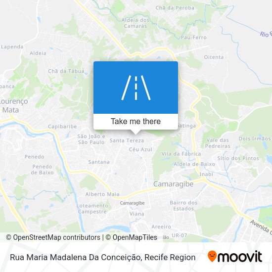 Rua Maria Madalena Da Conceição map