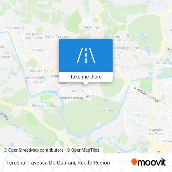 Terceira Travessa Do Guarani map