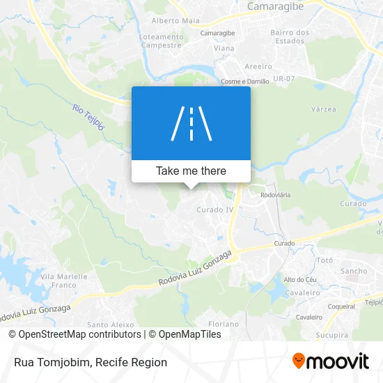 Rua Tomjobim map